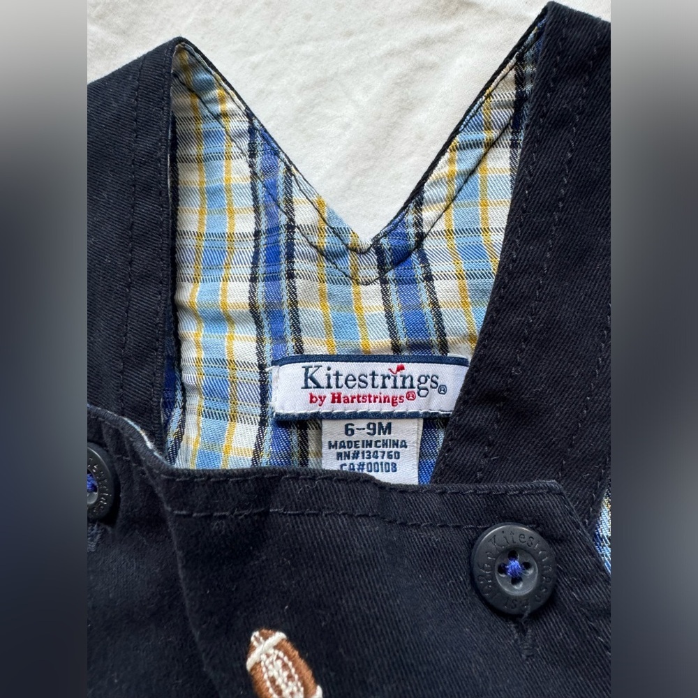 Embroidered Football Overalls - Picture 5 of 5